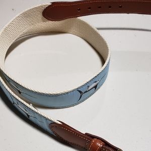Embroidered Swordfish Belt